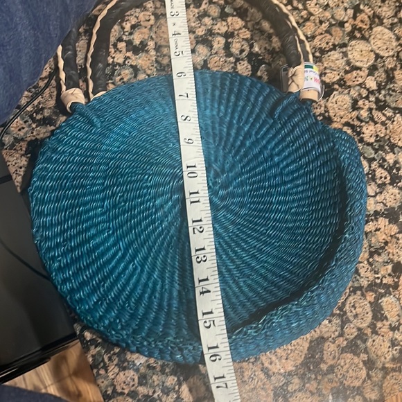 NEW! Hat Attack Sunray Bag handmade goat skin handles
#36B - Picture 2 of 7